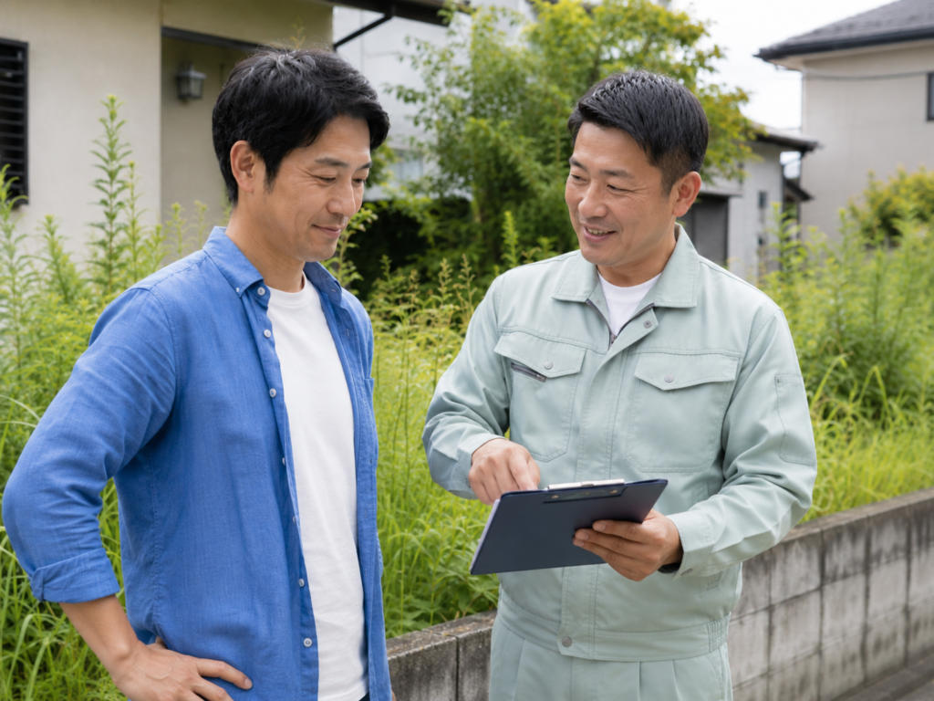 現地確認とお見積りのイメージ