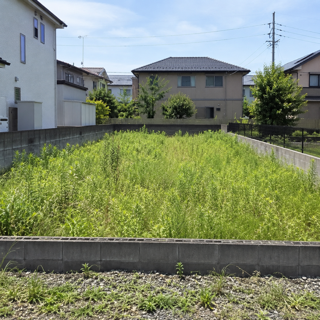 空き地の草刈り管理イメージ
